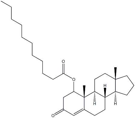 1-睾酮十一烷酸酯 结构式