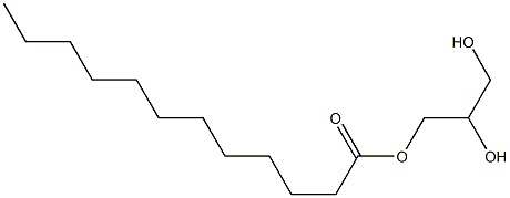 单月桂酸甘油酯 结构式