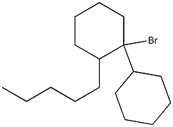 对戊基环己基环己基溴苯 结构式