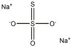 硫代硫酸钠(大苏打) 结构式