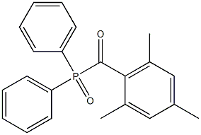 2,4,6-三甲基苯甲酰基-二苯基氧膦 结构式