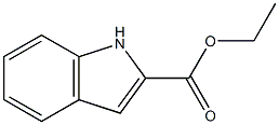 2-吲哚甲酸乙酯 结构式