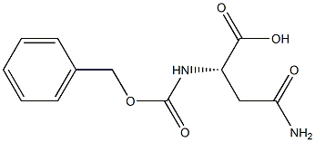 CBZ-天冬酰胺 结构式