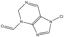 7-氯吲哚-3-甲醛 结构式