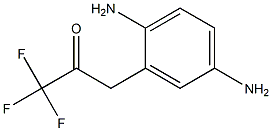 1-(2-氨基-5-氨苄基)-2,2,2-三氟乙醛 结构式