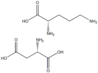 鸟氨酸天门冬氨酸 结构式