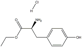 酪氨酸乙脂盐酸盐 结构式