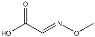 甲氧亚氨基乙酸 结构式