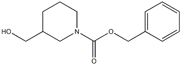 N-CBZ-哌啶-3-甲醇 结构式