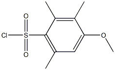 4-甲氧基-2,3,6-三甲基苯磺酰氯 结构式