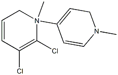 1,1'-二甲基-1,4'-联吡啶二氯化物 结构式