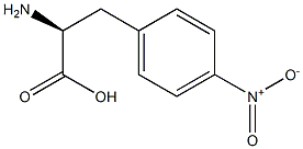 对硝基-L-苯丙氨酸 结构式
