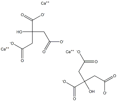 柠檬酸钙医药级 结构式