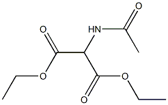 N-乙酰氨基丙二酸二乙酯 结构式