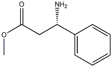 (S)-3-苯基-3-氨基丙酸甲酯 结构式