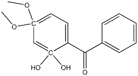 2,2-二羟基-4,4-二甲氧基苯甲酮 结构式