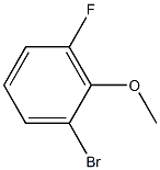 2-溴-6-氟苯甲醚 结构式