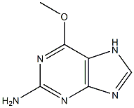 O6-甲基鸟嘌呤 结构式