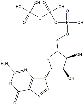 鸟苷三磷酸 结构式