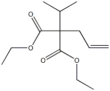 烯丙基异丙基丙二酸二乙酯 结构式