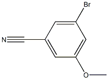3-bromo-5-methoxybenzonitrile 结构式