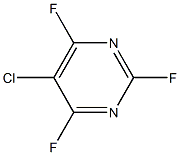 2,4,6-三氟-5-氯嘧啶 结构式