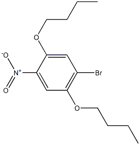 2,5-二丁氧基-4-溴硝基苯 结构式