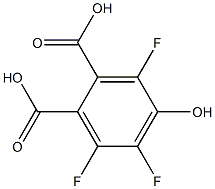 4-羟基-3,5,6-三氟邻苯二甲酸 结构式