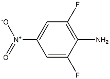 2,6-二氟-4-硝基苯胺 结构式