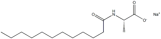 月桂酰丙氨酸钠 结构式