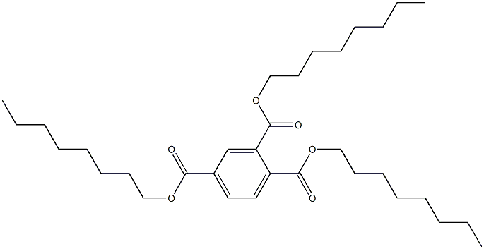 偏苯三酸酐三辛酯 结构式