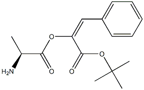 BOC-L-苯乙烯基丙氨酸 结构式