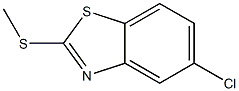 2-甲硫基-5-氯苯并噻唑 结构式