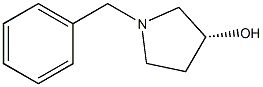 (R)-1-苄基吡咯烷-3-醇 结构式
