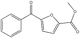 5-苯甲酰基-2-糠酸甲酯 结构式