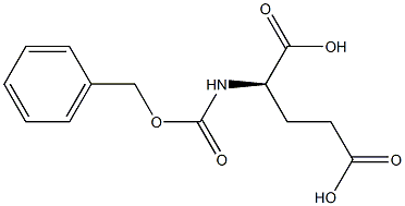 CBZ-D-谷氨酸 结构式