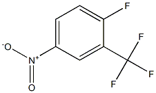 4-硝基-2-三氟甲基氟苯 结构式