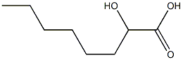 DL-a-HydroxycaprylicAcid 结构式