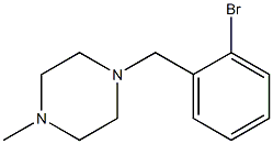 1-(2-Bromobenzyl)-4-methylpiperazine 结构式