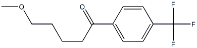 5-methoxy-1-(4-thifluoromethylphenyl)Pentanone 结构式