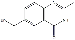 6-(bromomethyl)-3,4-dihydro-2-methyl-4-oxoquinazoline (intermediate of raltitrexed) 结构式