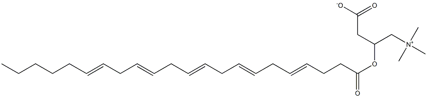 docosa-4,7,10,13,16-pentaenoyl carnitine 结构式