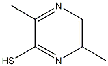 3,6-dimethylpyrazine-2-thiol 结构式