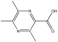 3,5,6-trimethylpyrazinecarboxylic acid 结构式