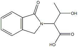 3-hydroxy-2-(1-oxoisoindolin-2-yl)butanoic acid 结构式