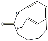 (-)-5-(3',4'-dihydroxyphenyl)-valerolactone 结构式