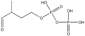 3-formyl-1-butyl pyrophosphate 结构式