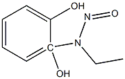 4-(ethyl)(nitroso)amino-3,4-benzenediol 结构式