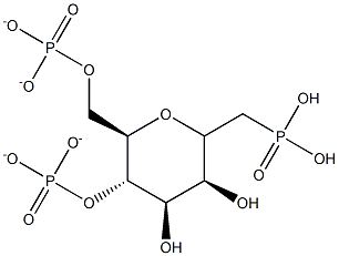 (4,6-di-O-phosphonatomannopyranosyl)methylphosphonate 结构式