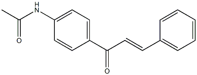 4'-ACETAMIDOCHALCONE 结构式